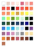 Studio strokes colour chart Ceramic studio in a box